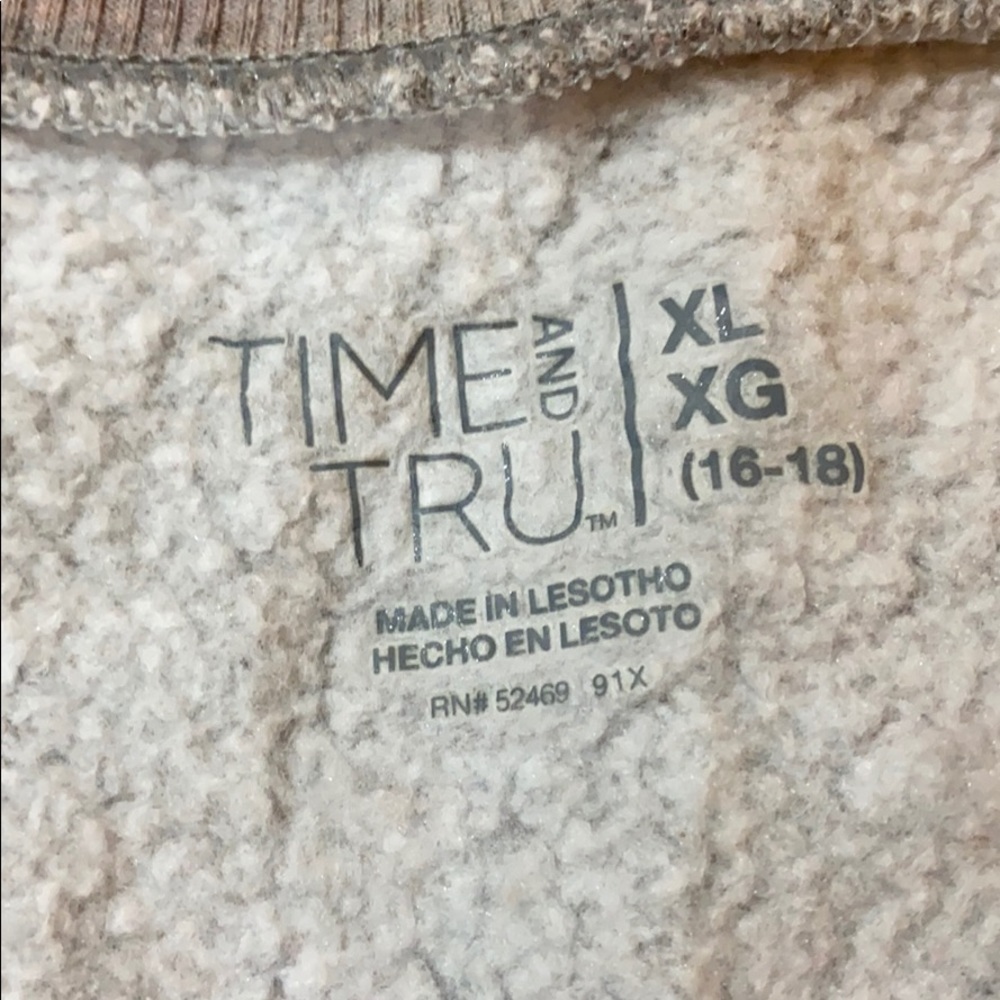 Gray Beige Bleach / Reverse Tie Dye Sweatshirt - image 7